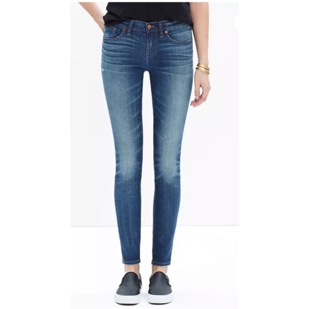 Madewell Skinny Skinny Blue Denim Stretch Jeans
